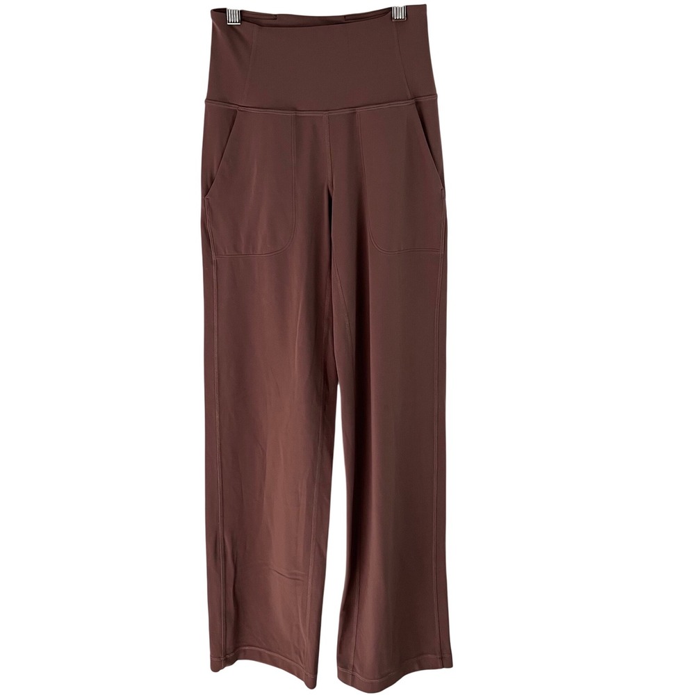 Lululemon Align High Rise Wide Leg Pant Women Size 2 Pockets Yoga